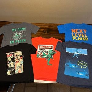 Boys Graphic Tee Shirt Lot Size 10/12 Children’s Place
